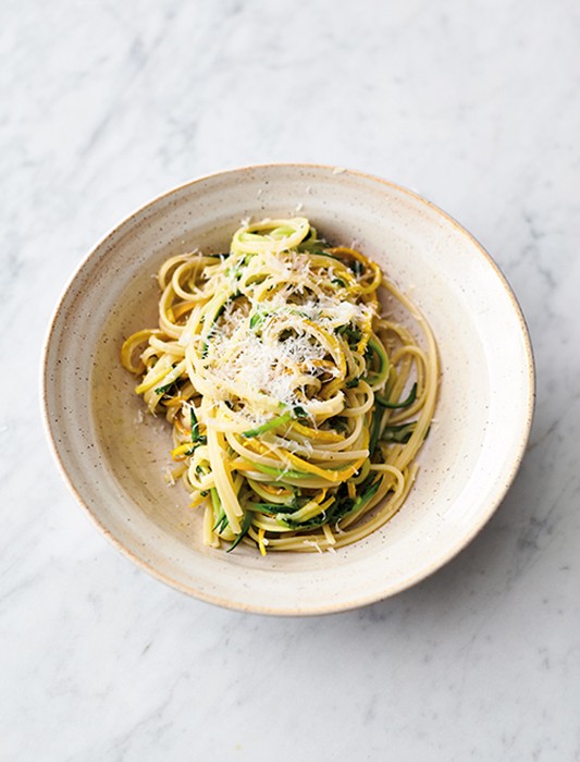 Lemony Courgette Linguine