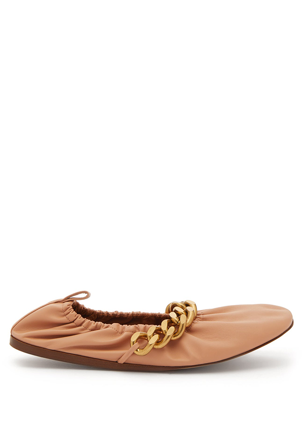 Falabella Chain Faux Leather Ballet Flats from Stella McCartney