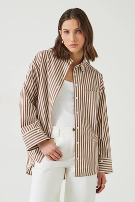Indy Oversized Stripe Shirt from Hush 