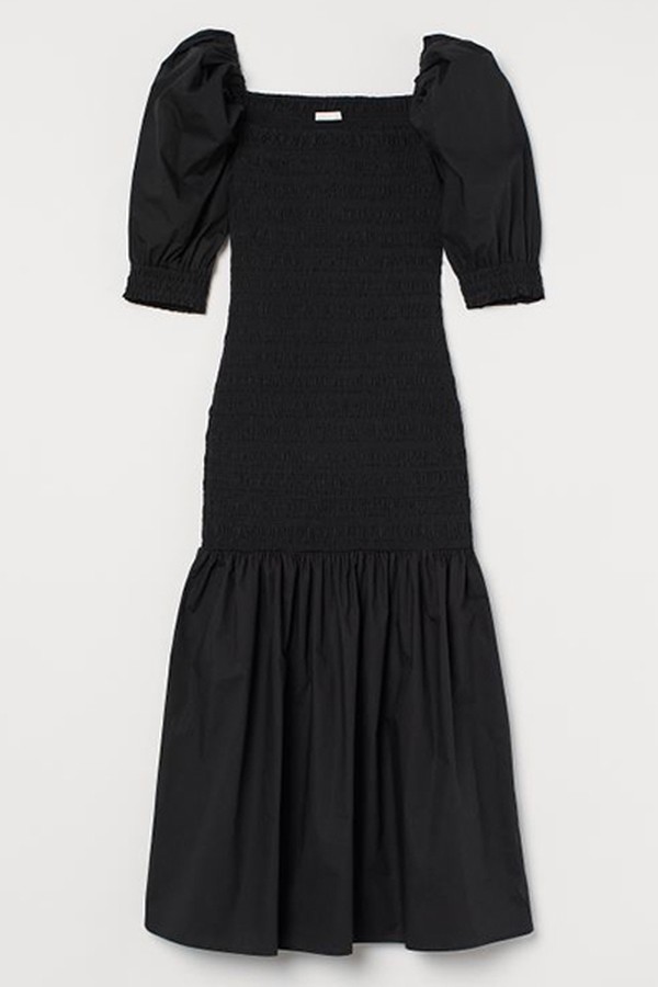 Smocked Cotton Dress from H&M