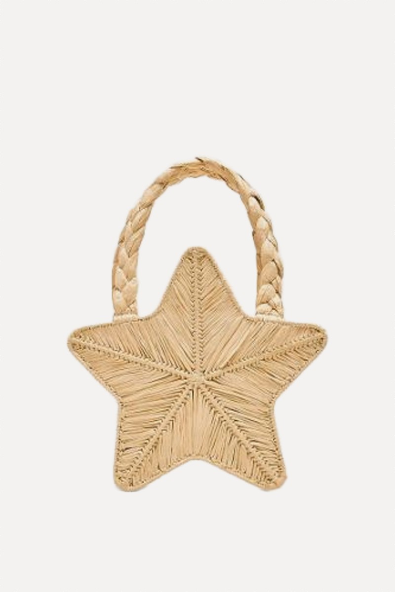 Handwoven Straw Starfish Bag from J. Crew