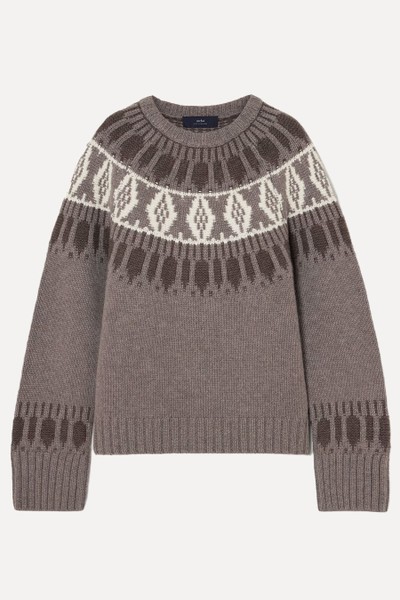 Jackson Fair Isle Cashmere Sweater