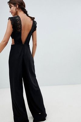 Lace Top Jumpsuit from Asos