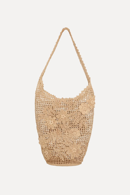 Floral Raffia Carry All  from ZIMMERMANN