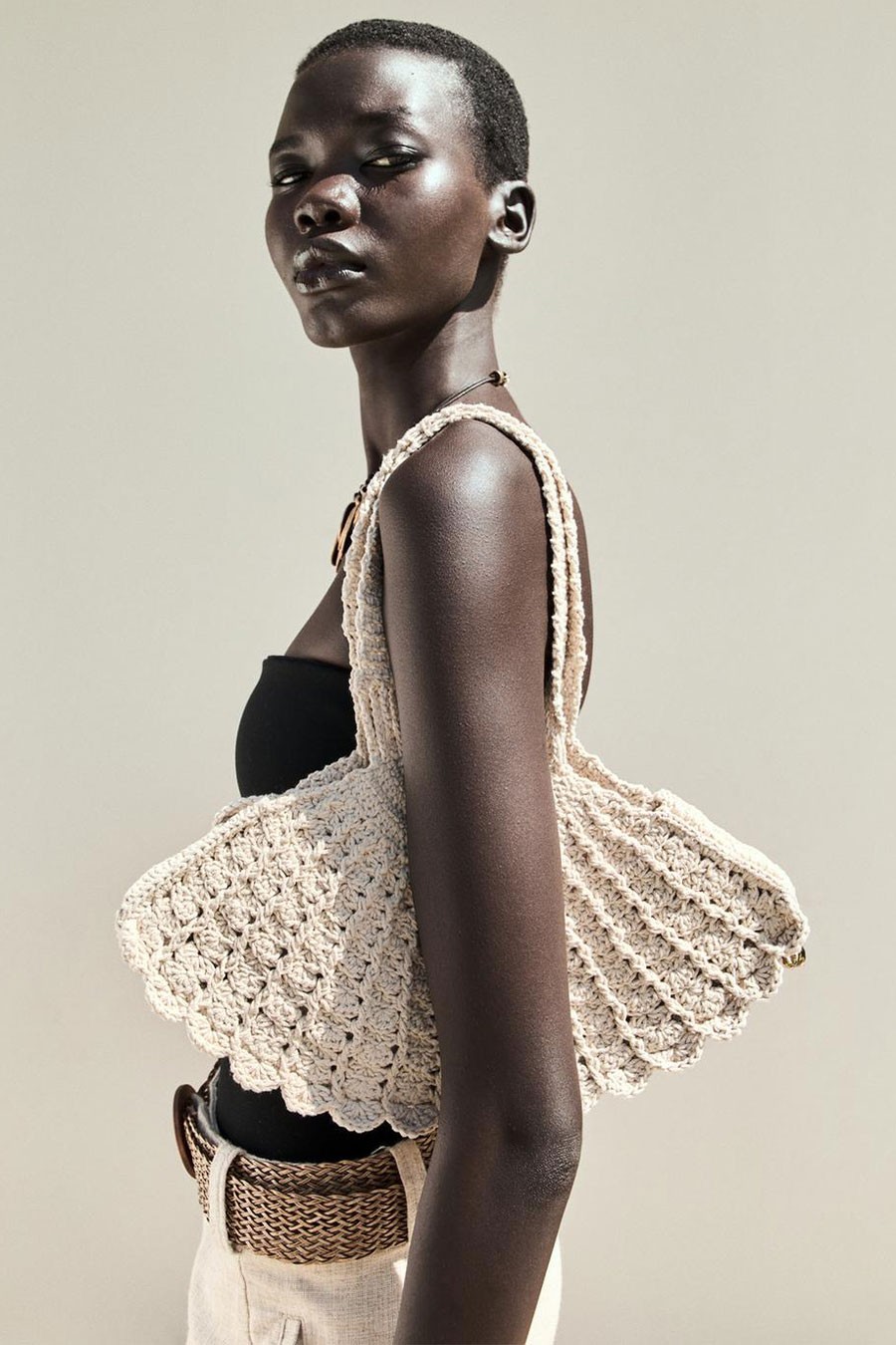 Crochet Shell Bag from Zara
