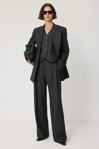 Tatton Italian Wool Pinstripe Blazer from Jigsaw