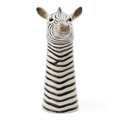 Large Zebra Vase from Quail