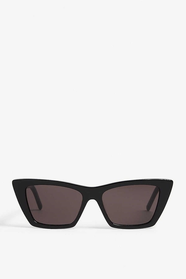 Mica Cat-Eye Frame Acetate Sunglasses from Saint Laurent