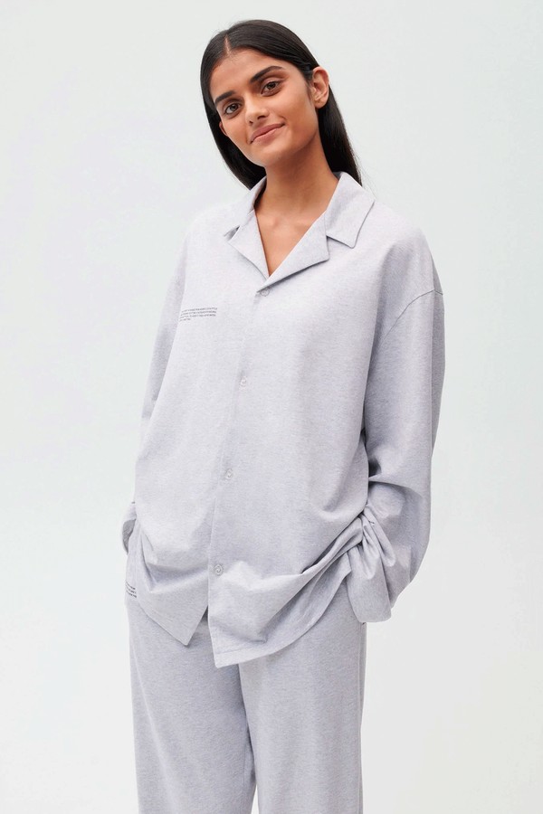 Organic Cotton Pajama Shirt with C-FIBER™