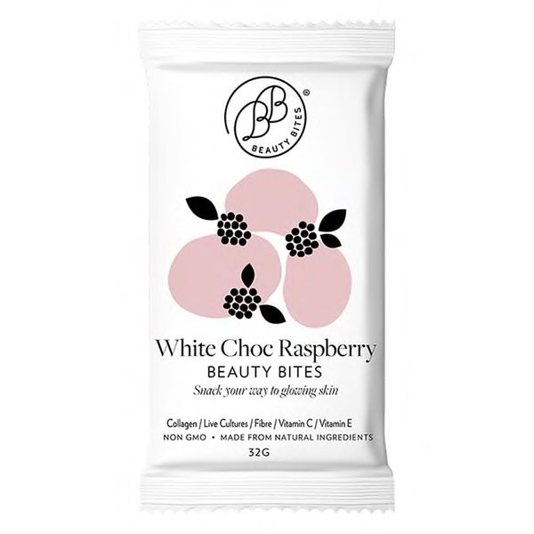 Beauty Bites White Chocolate Raspberry from Krumbled Foods
