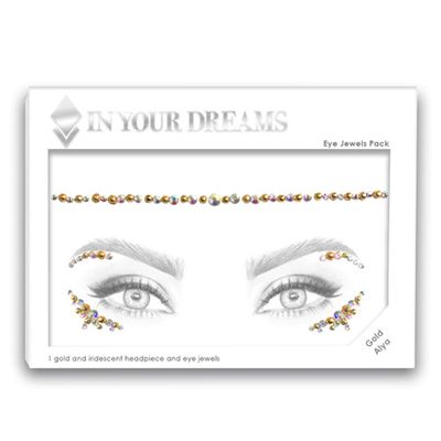 Gold Alya All In One Face Jewels from In Your Dreams
