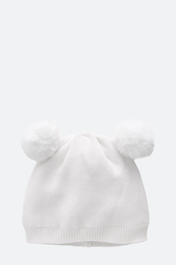 Delicate Double Pom Hat