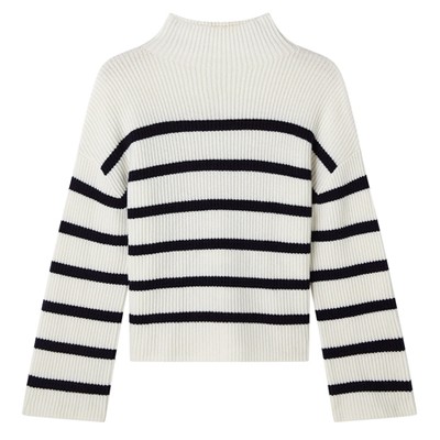 Breton Stripe Ribbed Jumper from Jigsaw