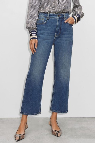 Organic Cotton Short Authentic Slim Crop Jean from ME+EM