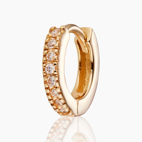 Huggie Hoop 9-Karat Solid from Otiumberg