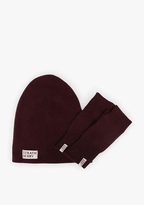 Cashmere Beanie and Gloves Set