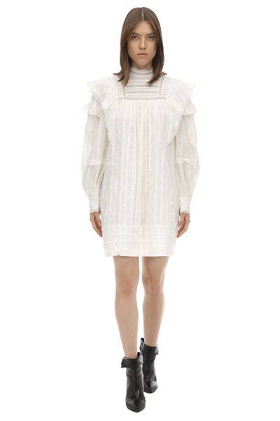 Patsy Ruffled Cotton Dress from Isabel Marant Etoile