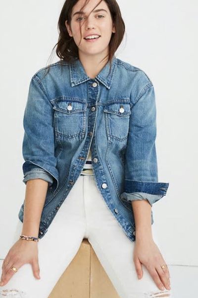 The Oversized Jean Jacket in Capstone Wash