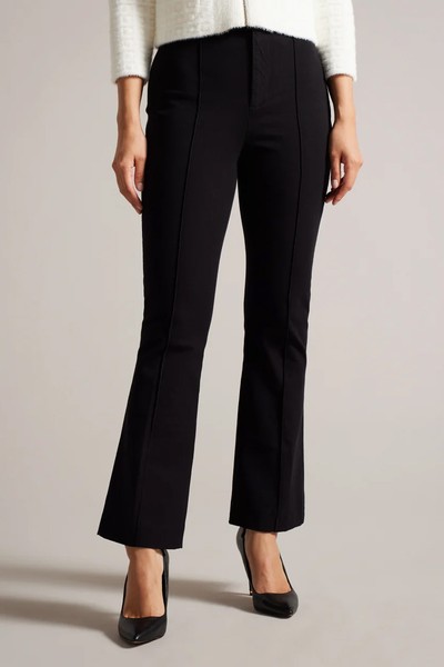 Belenah Slim Fit Kick Flare Trousers