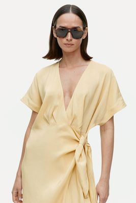 Linen Wrap Dress from ARKET