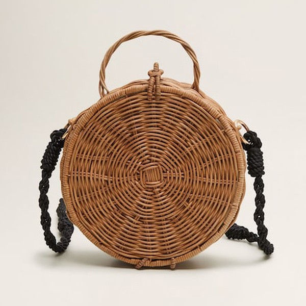 Bamboo Round Bag from Mango