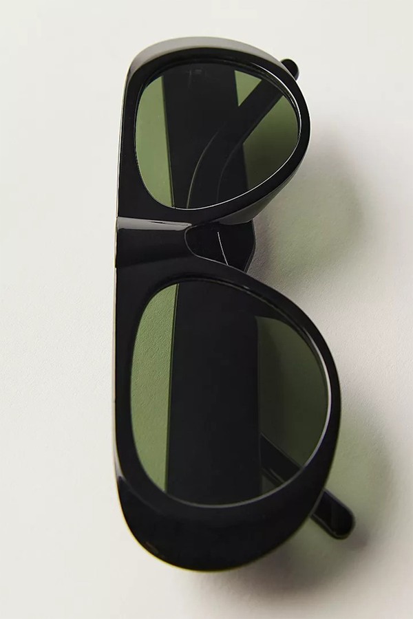 Harley Retro Aviator Oversized Sunglasses from Free People
