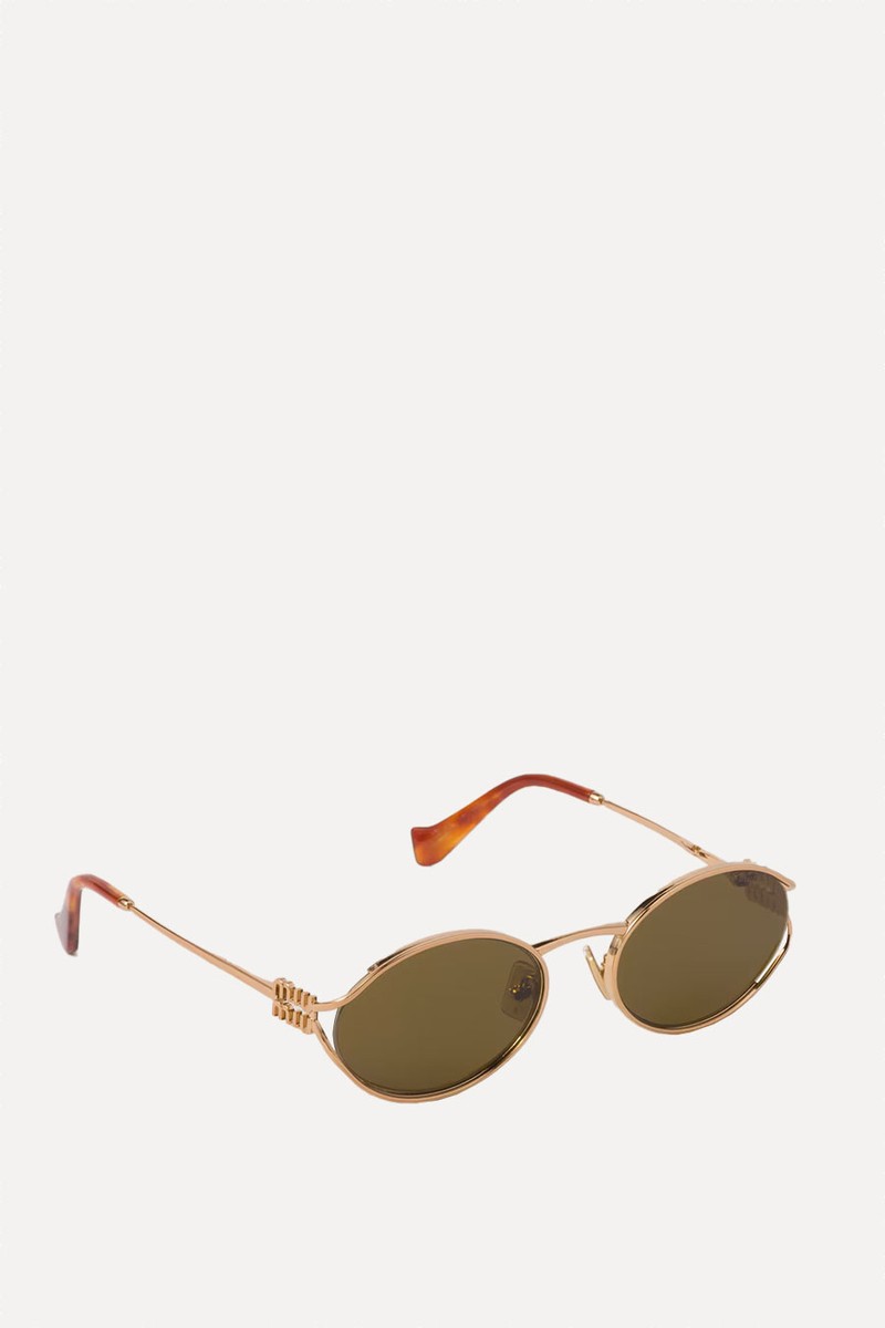 Logo Sunglasses from Miu Miu