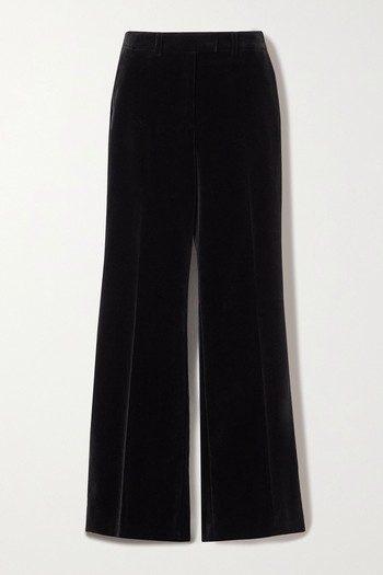 The Taylor Velvet Wide-Leg Pants from Cefinn