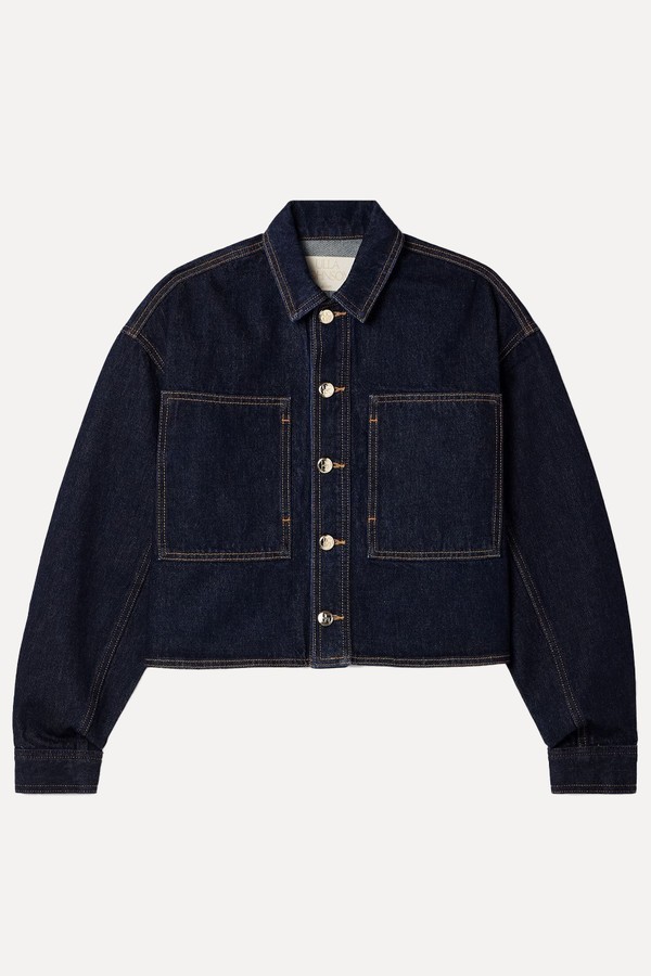 Bobbi Cropped Denim Jacket from ULLA JOHNSON