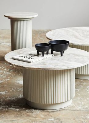 Moon Marble Side Table