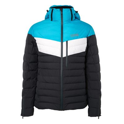 Hokkaido Colour-Block Quilted Down Ski Jacket from Colmar