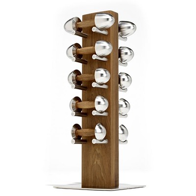 Loft Dumbbell Set Walnut from Hock Design