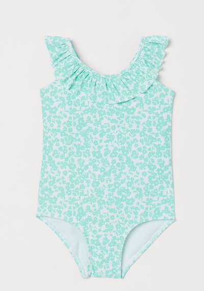 Flounce-Trimmed Swimsuit from H&M