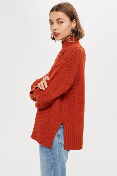 Funnel Neck Jumper from Topshop