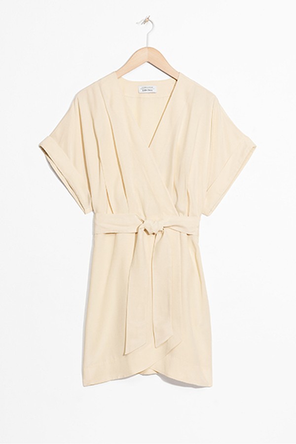 Belted Wrap Mini Dress from & Other Stories