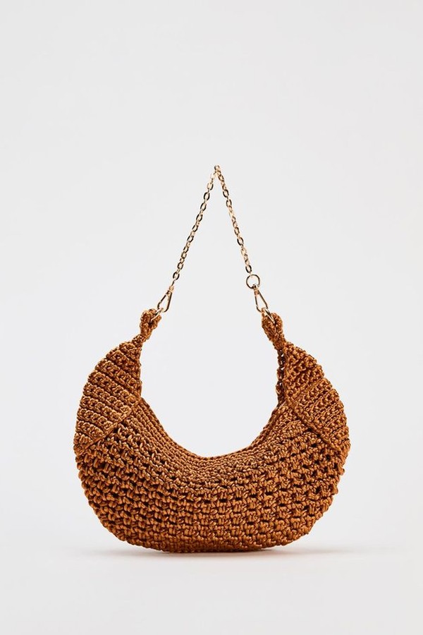 Braided Shoulder Bag from Zara