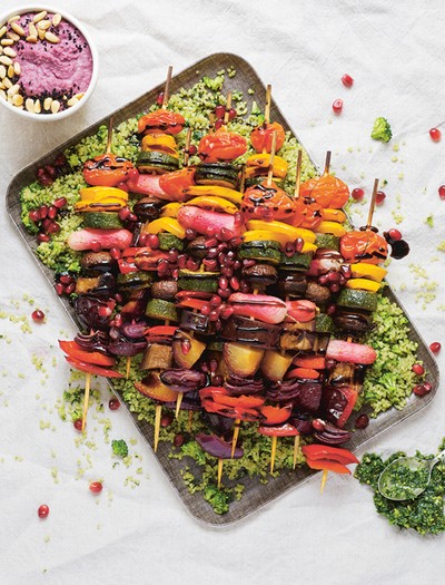 Chargrilled Vegetable Kebabs