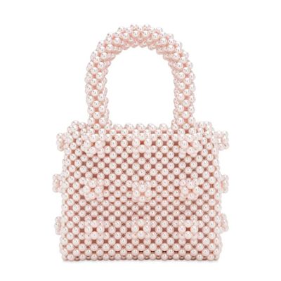 Mini Antonia Beaded Top Handle Bag from Shrimps