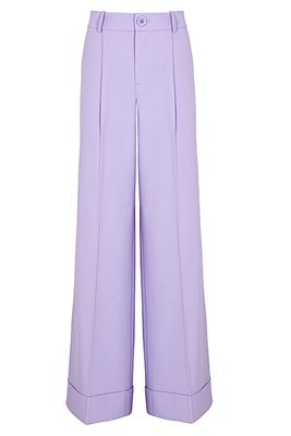 Tomasa Lilac Wide-Leg Trousers from Alice + Olivia
