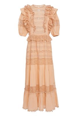 Guinivere Ruffled Cotton-Blend Maxi Dress from Ulla Johnson