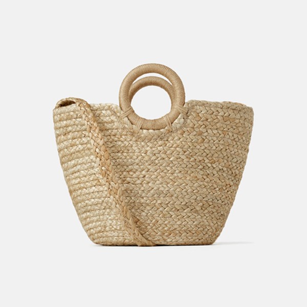 Natural Jute Tote Bag from Zara