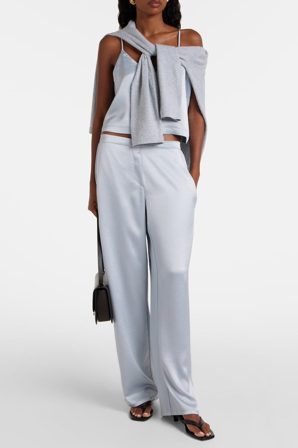 Barb Button Satin Camisole from Leset