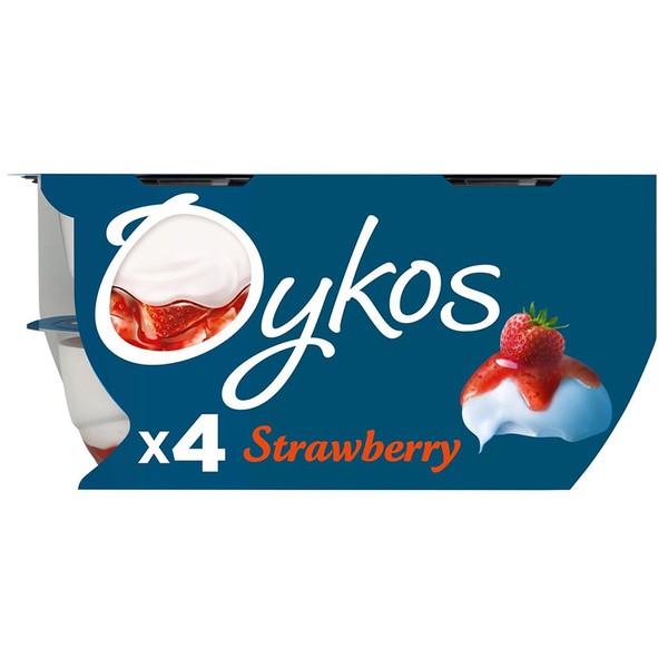 Greek Style Yoghurt Strawberry from Danone Oykos