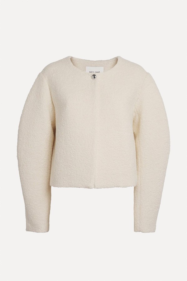 Alpaca Wool-Blend Bouclé Blazer from Soft Goat