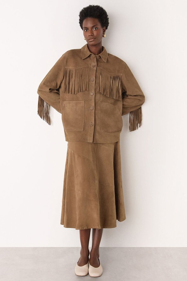 Tassel Suede Jacket from Whistles