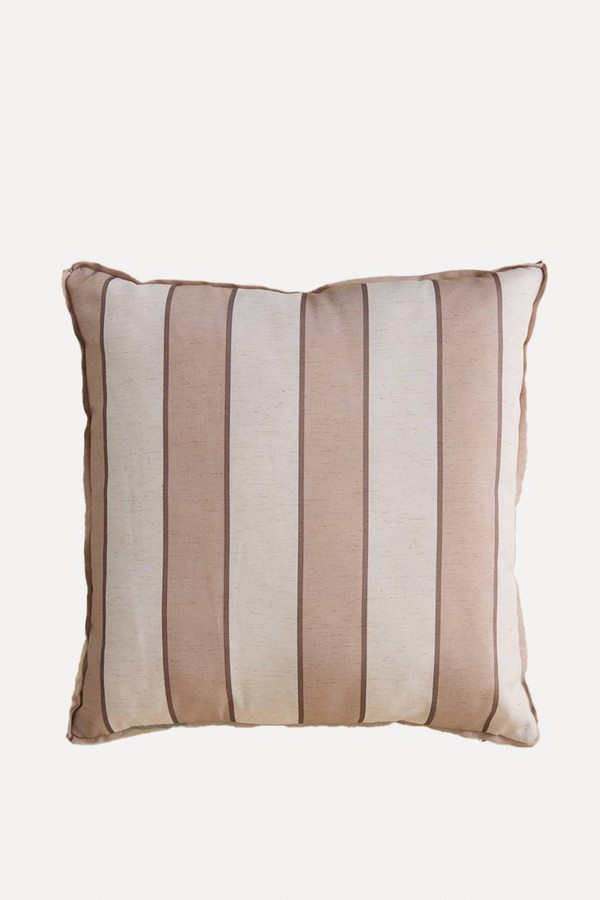 Set Of 2 Striped Outdoor Cushions