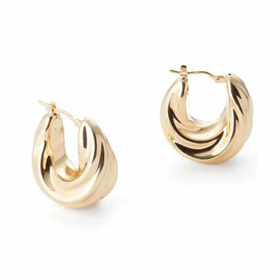 Gold Siren Earrings from Motley London