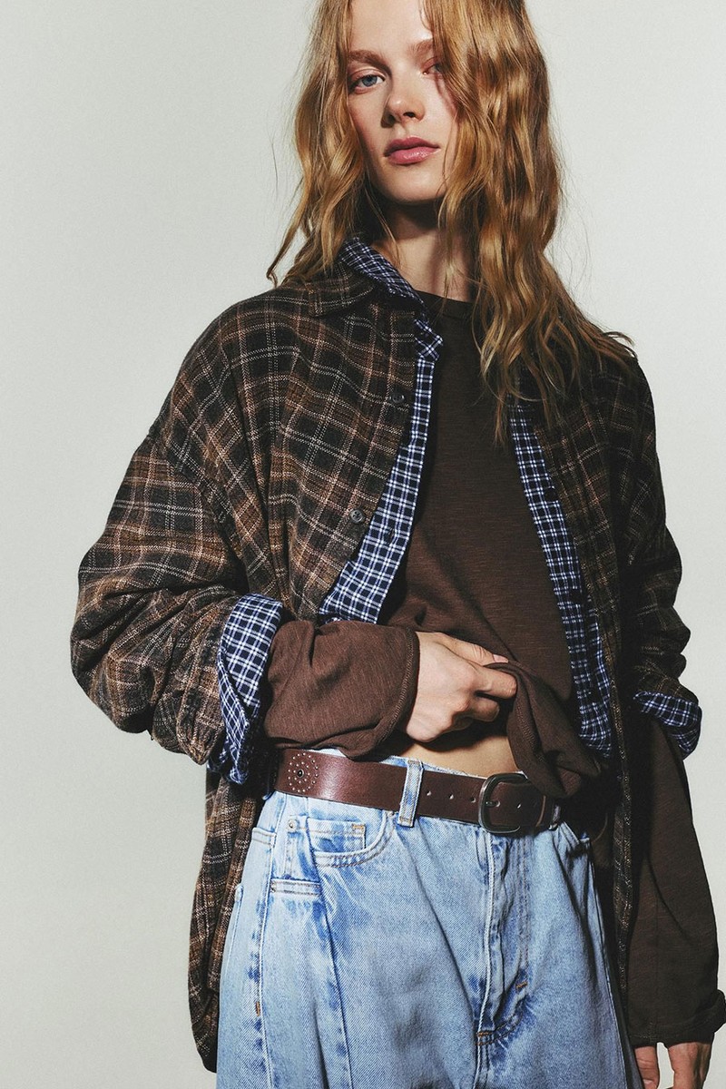 Leather Effect Studded Belt from Pull & Bear