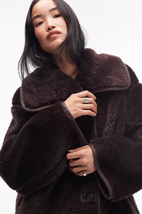 Oversized Faux Shearling Jacket from ARKET