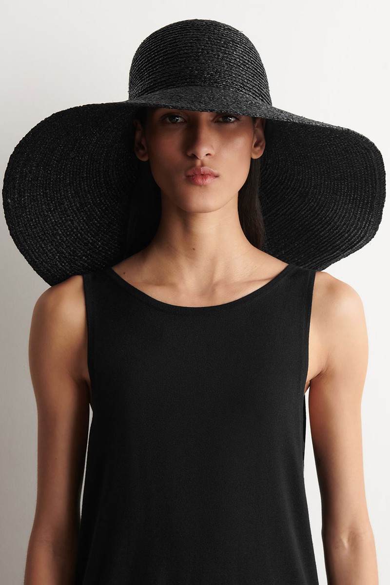 Wide-Brim Raffia Hat from COS